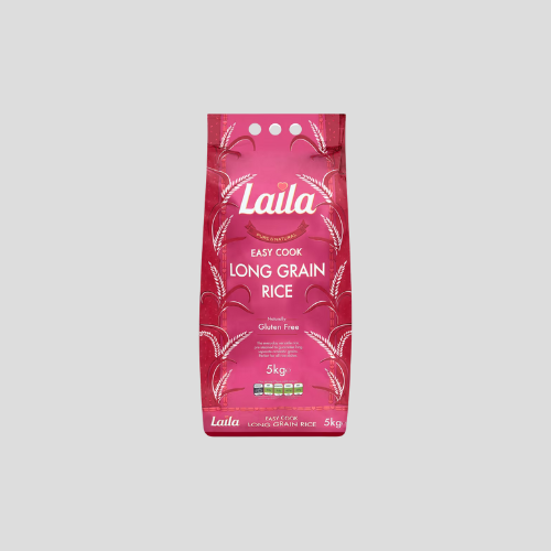 Laila Easy Cook Rice - 5Kg of Perfectly Fluffy Rice