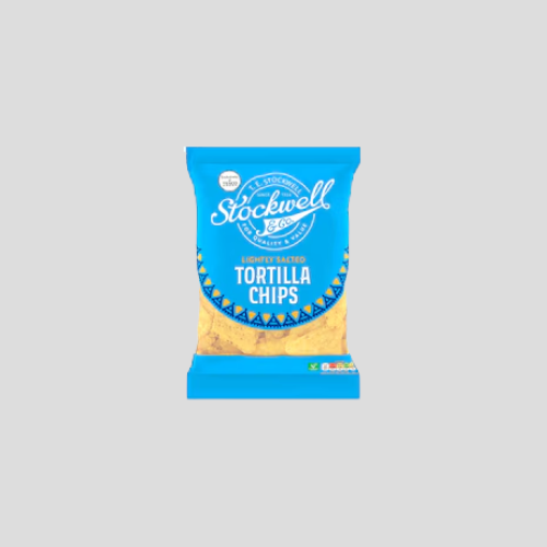 Stockwell & Co Lightly Salted Tortilla - 200G of Crispy Snacking