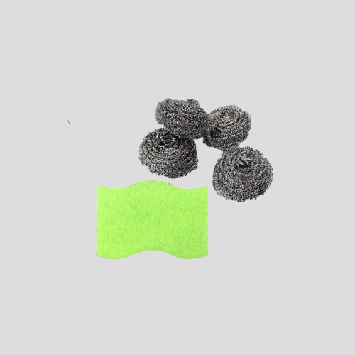 Kitchen Sponge and Scourers Pack – Set of 5 | IndianGroceryUK