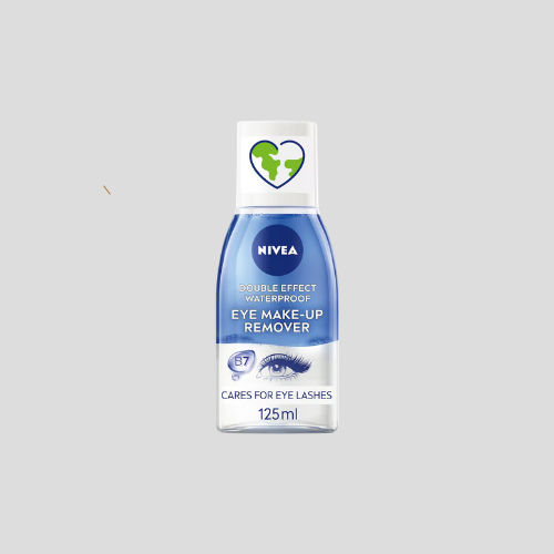 NIVEA Double Effect Eye Make-Up Remover 125ml - Effortless & Gentle Cleanse