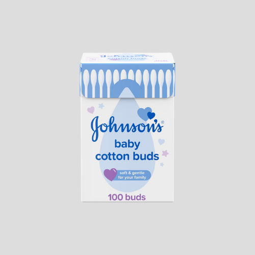 Johnson's Baby Cotton Buds 100 Pieces - Gentle Care for Your Baby