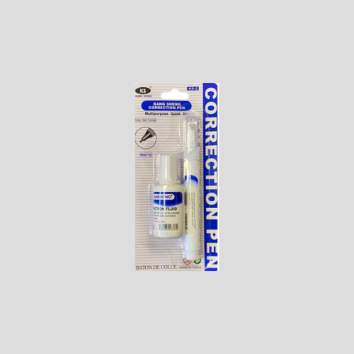 White Liquid Correction Pen & Fluid Pot – Pack of 2, Quick and Precise Correction