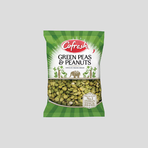 Cofresh Spicy Green Peas &amp; Peanuts 325G - Bold and Crunchy Snack Mix