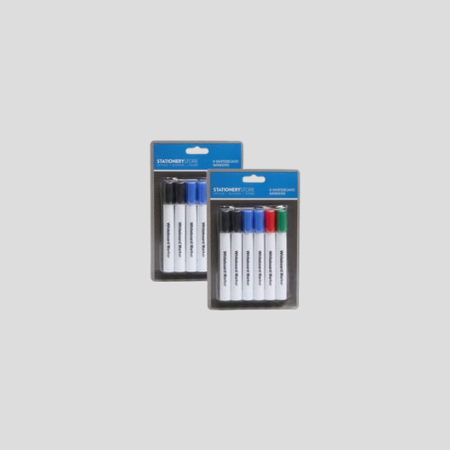 White Board Pens - Assorted Colors 2-Pack (6 Pens Each)