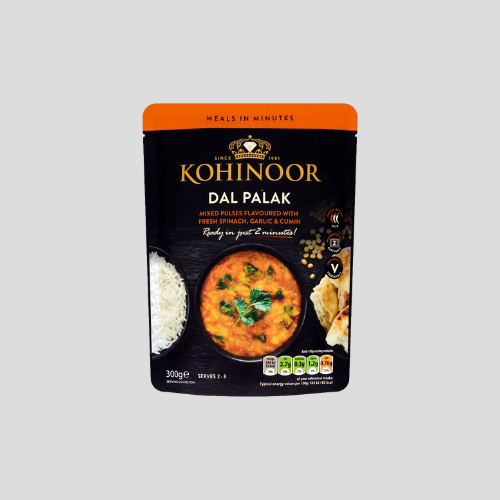 Instant Kohinoor Dal Palak - Nutritious Spinach Delight in Just 2 Minutes