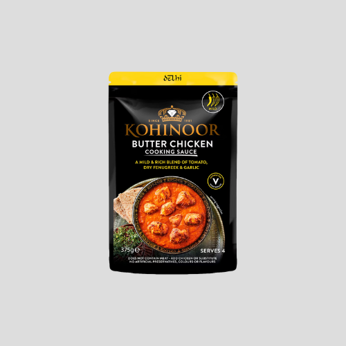 Kohinoor Delhi Butter Chicken Cooking Sauce - 375G of Creamy, Aromatic Goodness