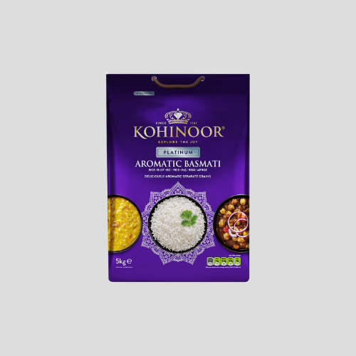 Kohinoor Extra Flavour Basmati Rice - 5Kg of Premium Aromatic Rice