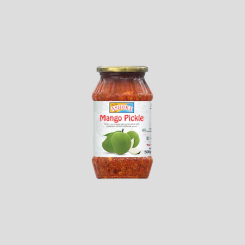 Ashoka Mango Pickle Mild - 500G of Tangy, Mildly Spiced Delight