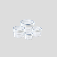 Kolorr 4-Piece Round Plastic Food Storage Set