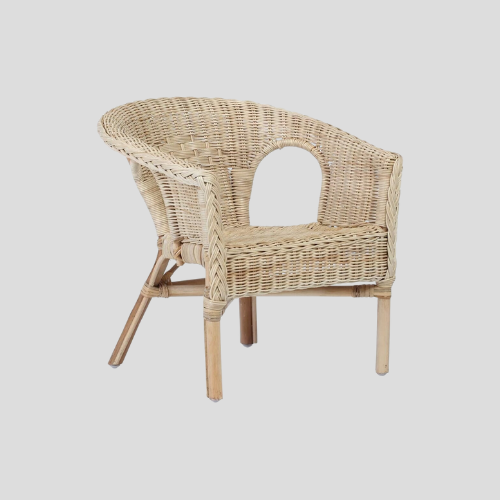 Desser Indoor Kids Wicker Cane Loom Chair - Natural Wicker Chair for Kids - Only £76.99