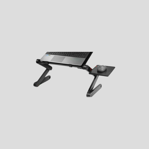 Folding Laptop Stand Riser Tray Table - Adjustable Desk for Comfort & Convenience - Only £13.95