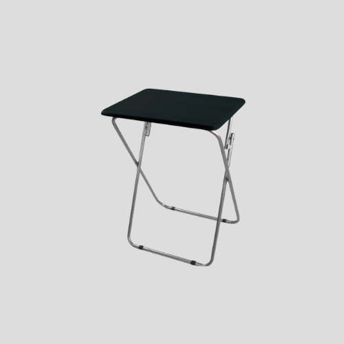 Black Folding Table - Your Go-To Solution for Effortless Dining or Working - Only £9.99