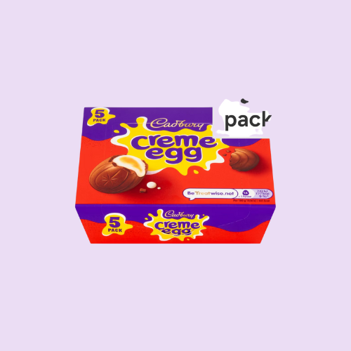 Cadbury Creme Egg 5 Pack - Perfect Easter Treat (200G)