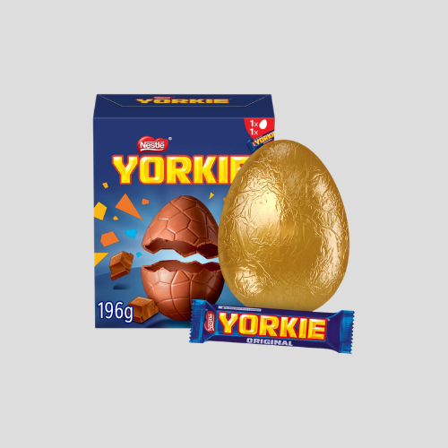 Yorkie Milk Chocolate Easter Egg - Bold Easter Treat (196G)