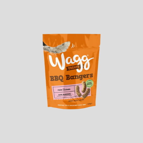 Wagg Treats 125g - BBQ Bangers