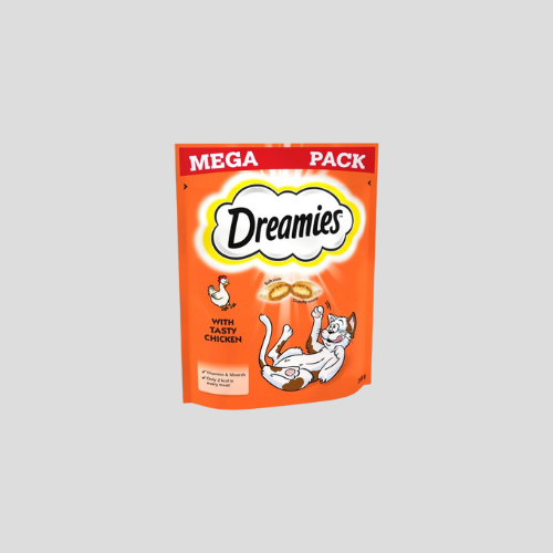 Dreamies Delight: Chicken Flavored Cat Treat Biscuits Mega Pack 200g