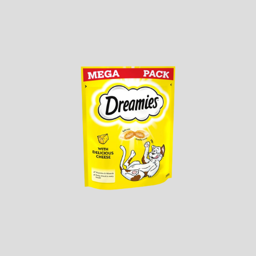 Dreamies Delight: Cheese Flavored Cat Treat Biscuits Mega Pack 200g