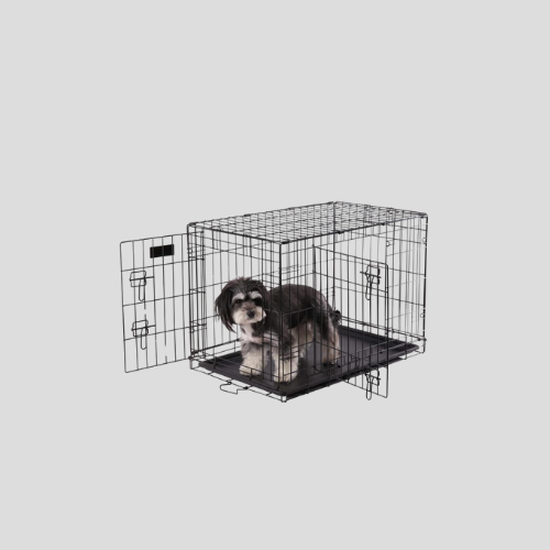 Secure & Spacious: My Pets Double Door Pet Crate