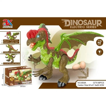 Electric Battery Operated Dinosaur Toy with Light and Sound For Kids