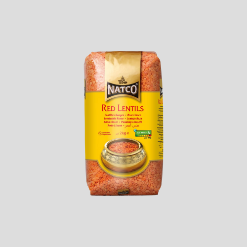 Natco Premium Red Lentils - 2Kg Bag