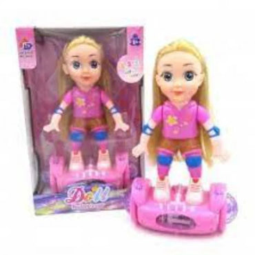 Gadgets Balance Car Lovely Doll with Music and Lights