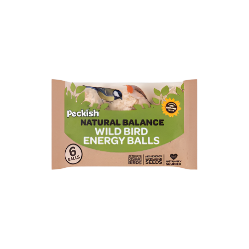 Peckish 6 Energy Balls 6x80g – Suet Fat Balls for Garden Birds UK

