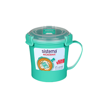 Sistema Microwave Soup Mug 656ml BPA-Free with Leakproof Lid and Steam-Release Vent

